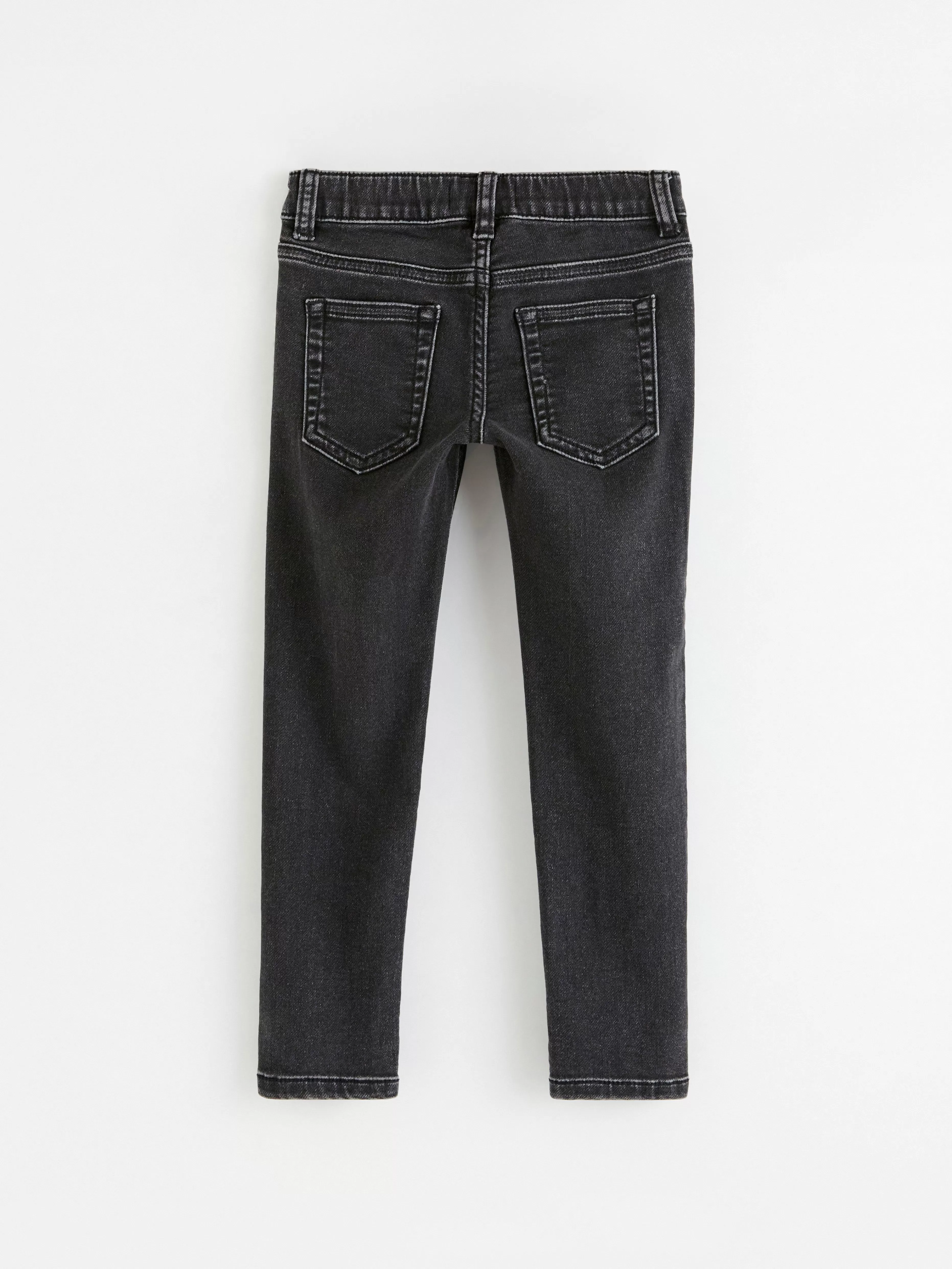 Barn Lindex Sam Superstretchiga Pull-Up-Jeans Med Slim Fit Och Normalhog Midja