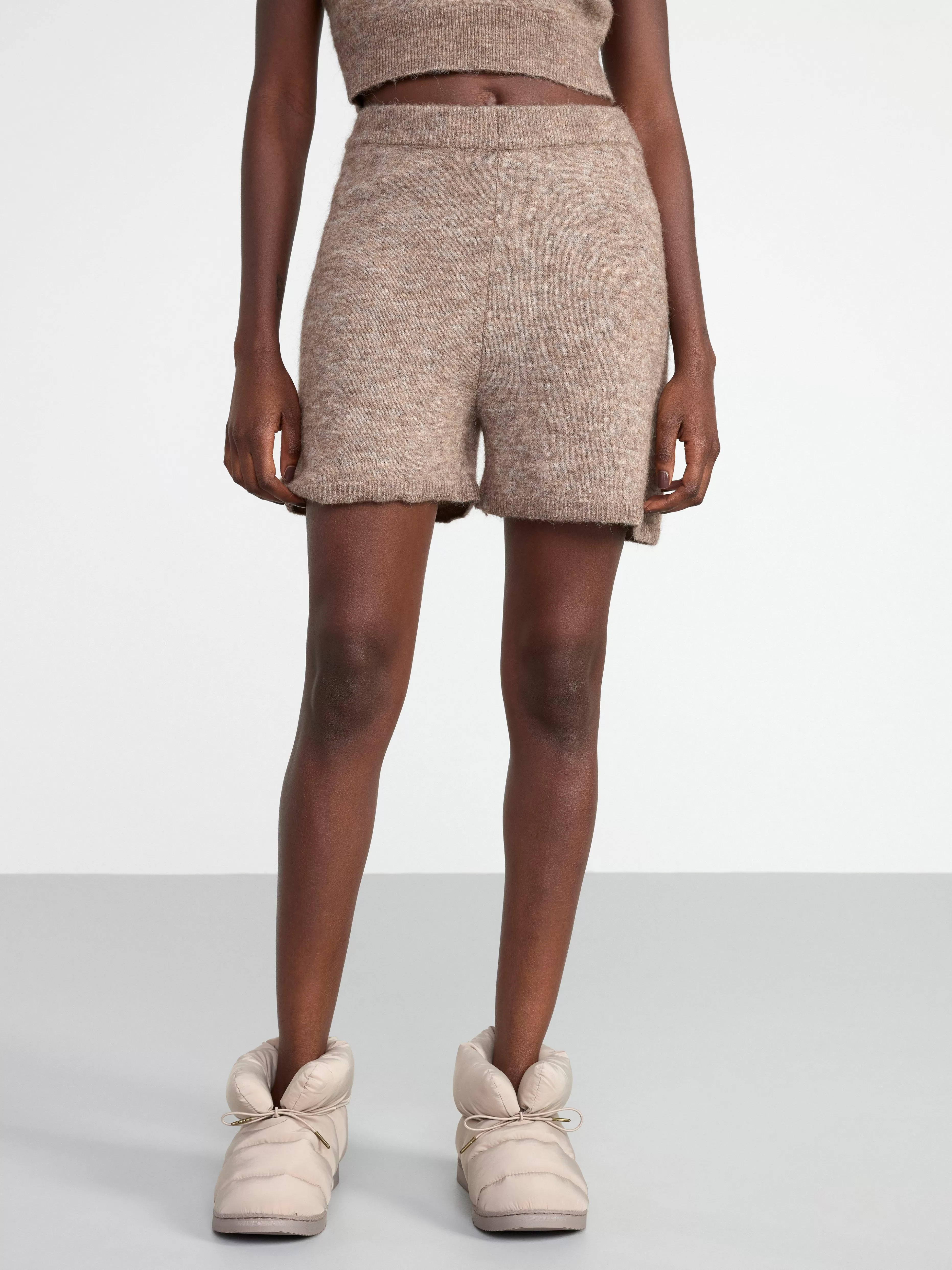 Dam Lindex Shorts I Ullblandning