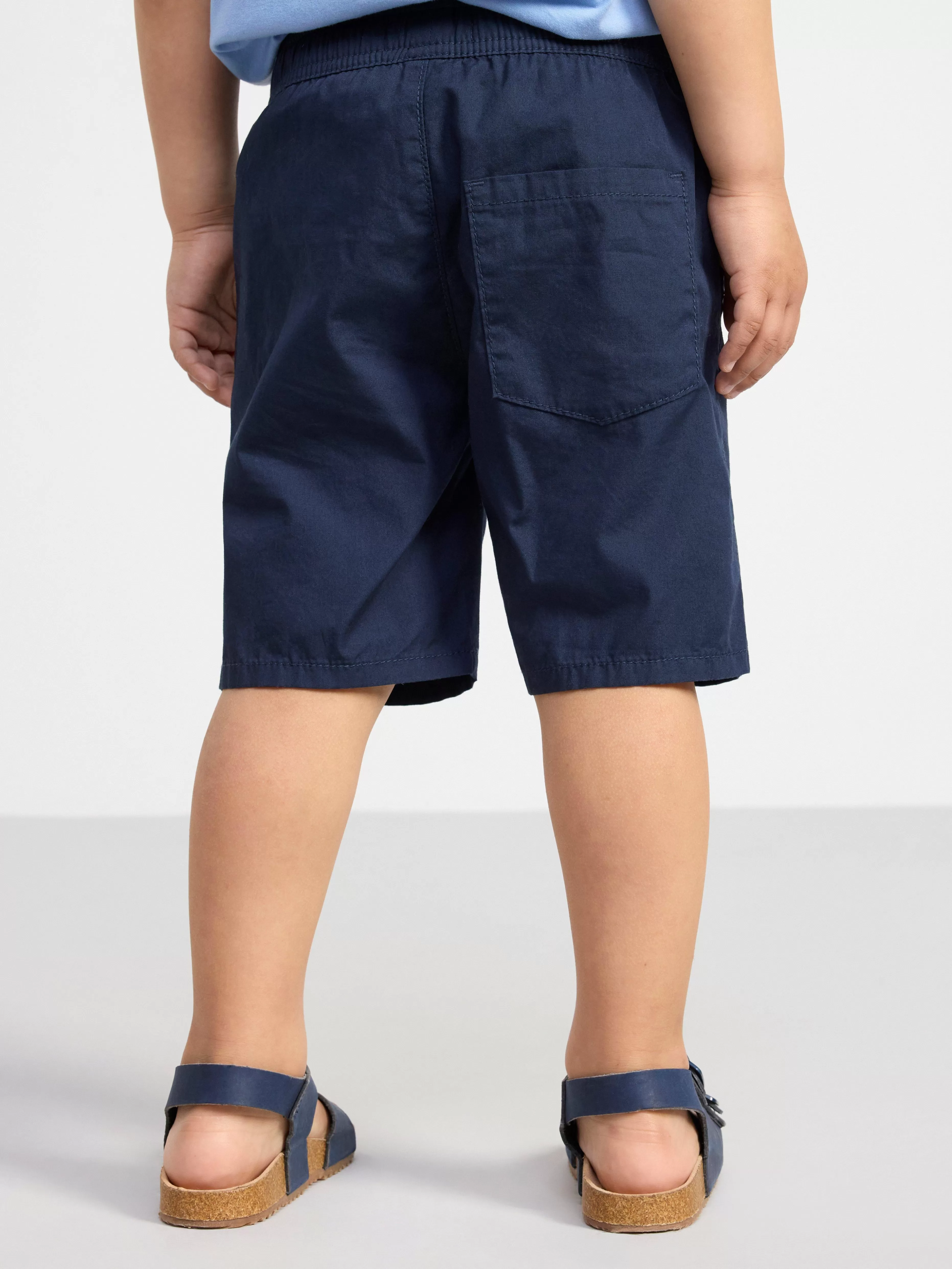 Barn Lindex Sven Poplinshorts Med Raka Ben Och Normalhog Midja