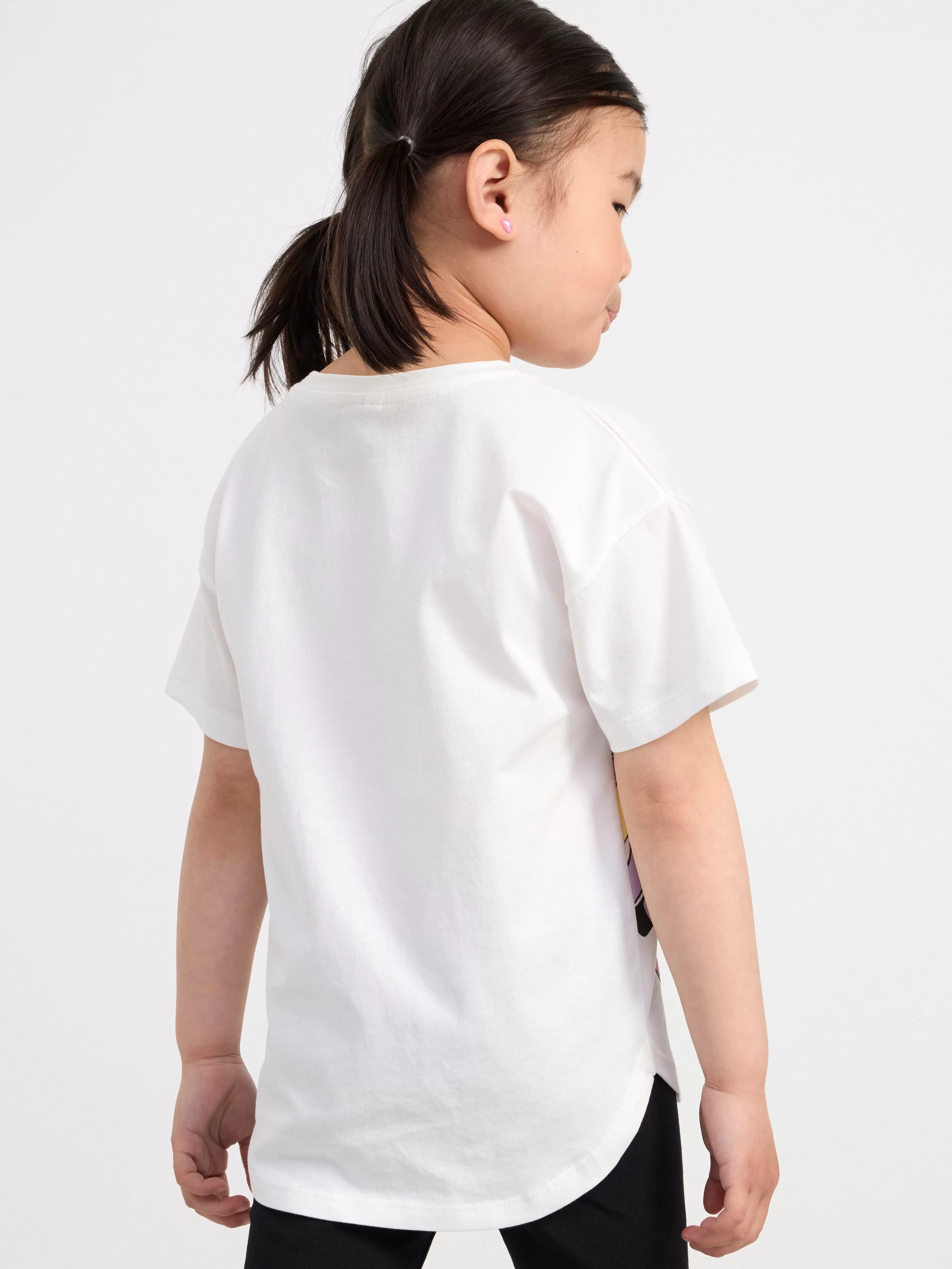 Barn Lindex T Shirt I Oversize Modell Med Enhorningar